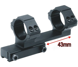    (, )         (Leapers) AccuShot RGPMOFS43-30H4 Airgun/.22 30mm Bi-directional Offset High Profile Mount